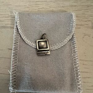 James Avery Silver Computer Charm Pendant